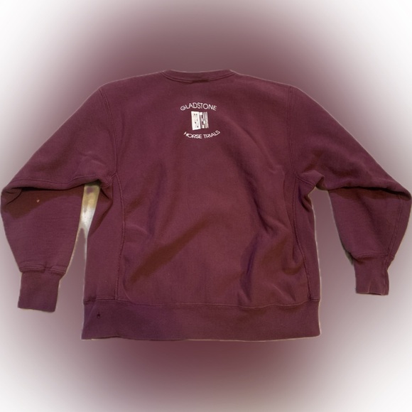 Vintage LEE 90s Retro Graphic Equestrian Horse Racing Sweatshirt Crew XL Sweater - Picture 4 of 12